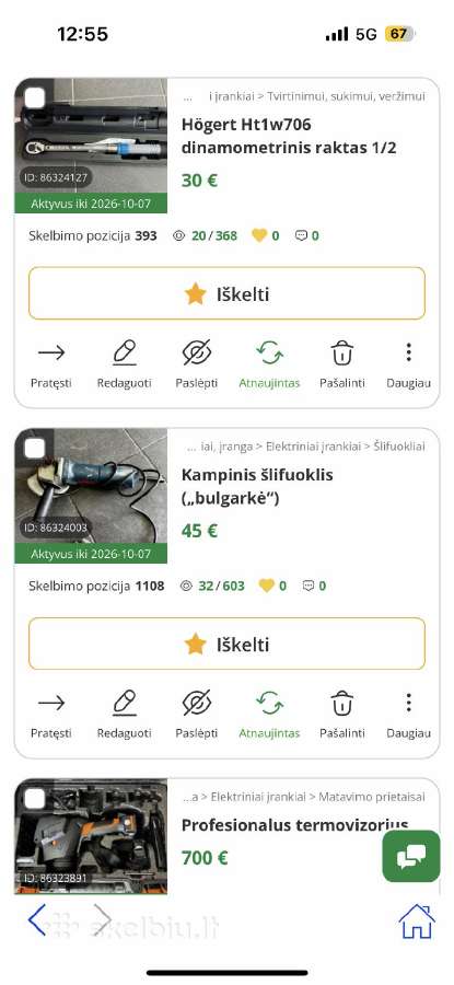 Namų apyvokos reikmenų išpardavimas - nuotraukos Nr. 2