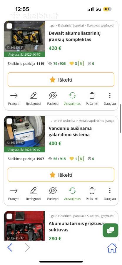 Namų apyvokos reikmenų išpardavimas - nuotraukos Nr. 3