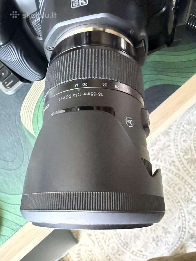 Blackmagic Pocket cinema camera 6k + sigma 18-35 - nuotraukos Nr. 2