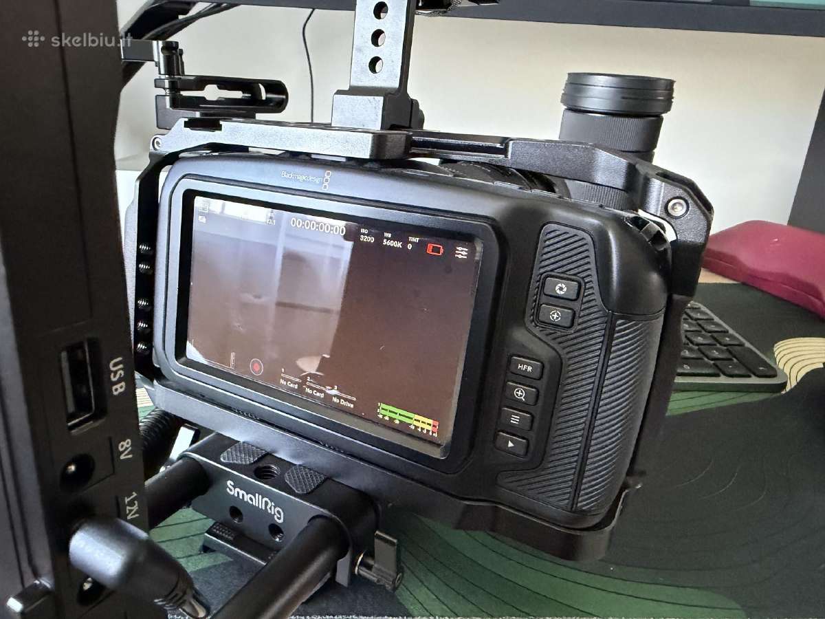 Blackmagic Pocket cinema camera 6k + sigma 18-35 - nuotraukos Nr. 4