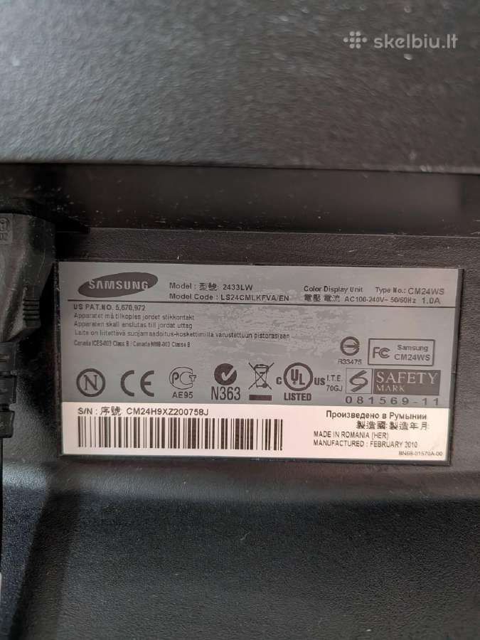 Monitorius atidavimui Samsung - nuotraukos Nr. 7