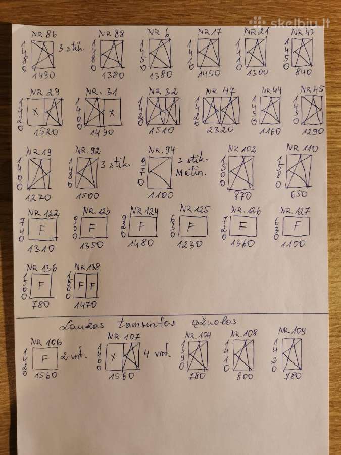 Plastikiniai langai - nuotraukos Nr. 20