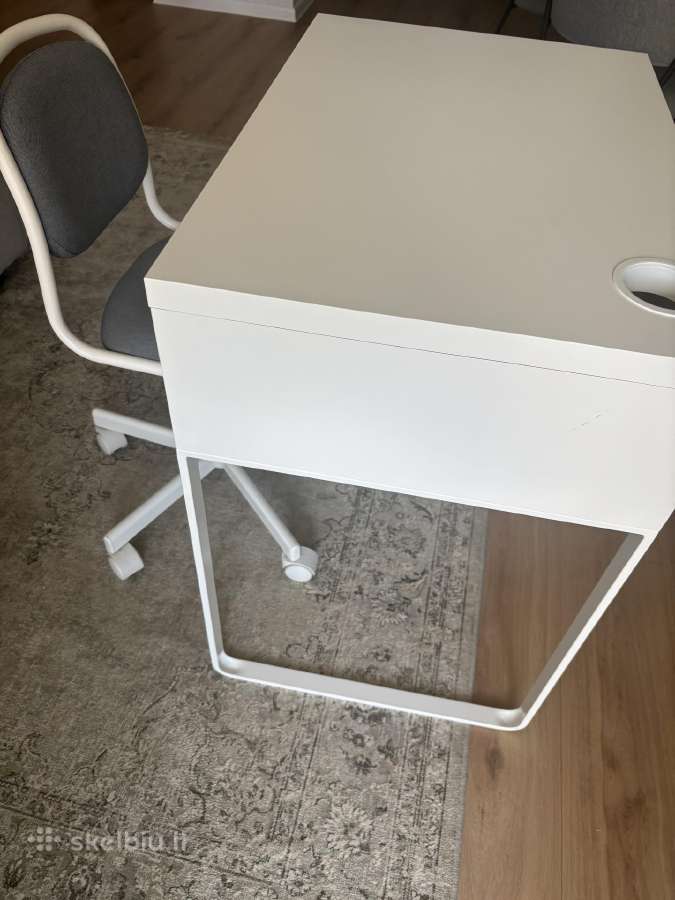 Ikea eašomasis stalas su kėde - nuotraukos Nr. 3