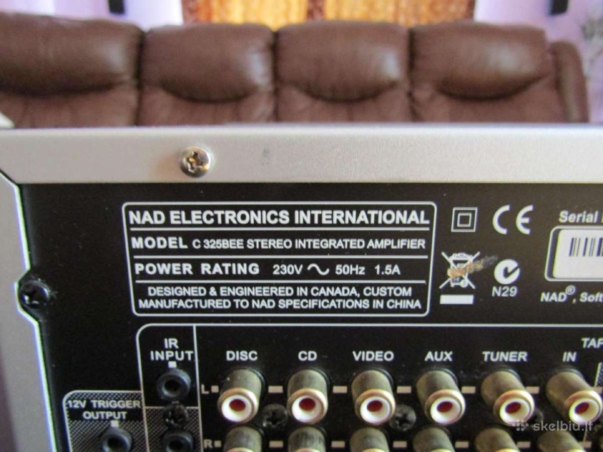 Nad C325bee, C326bee, C725bee Stiprintuvai - nuotraukos Nr. 6
