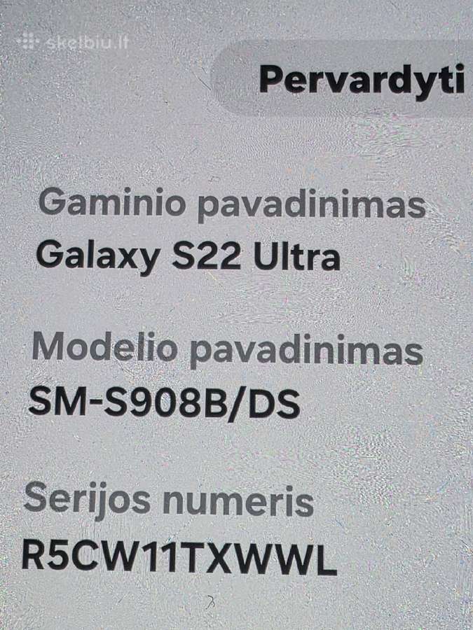 Samsung s22 ultra - nuotraukos Nr. 5