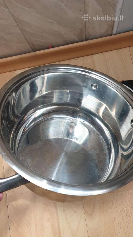 Nerūdijančio plieno puodas 24cm - nuotraukos Nr. 2