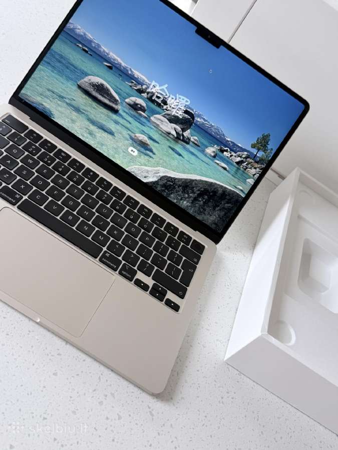 MacBook Air M2 13.6" 8gb 256gb Starlight - nuotraukos Nr. 2