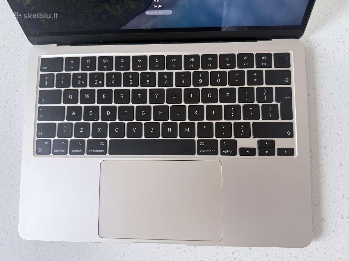 MacBook Air M2 13.6" 8gb 256gb Starlight - nuotraukos Nr. 7