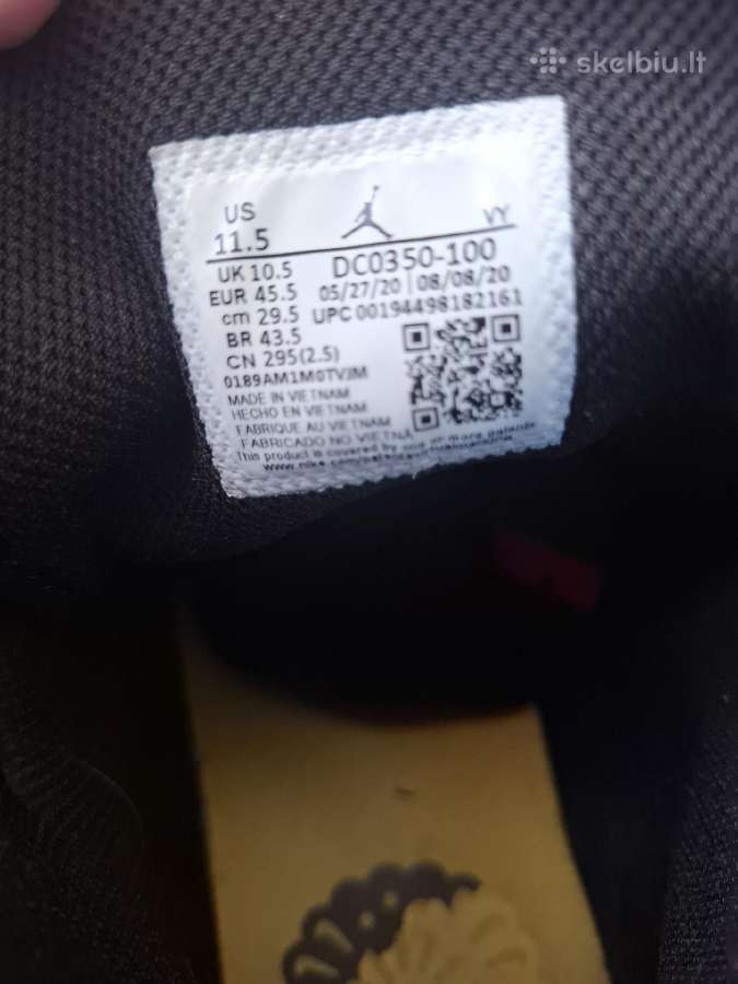 Jordan 1 batai - nuotraukos Nr. 3