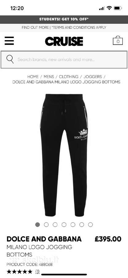 Originalios Dolce Gabbana sportines kelnes - nuotraukos Nr. 9