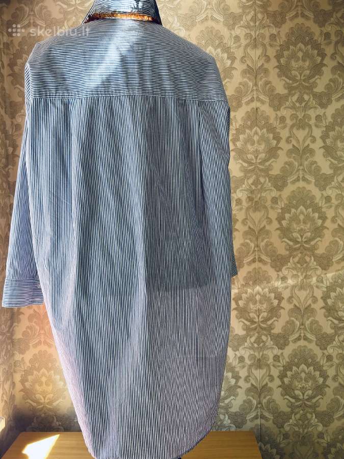 H&m ilgi dryžuoti marškiniai 100 % medvilnė - nuotraukos Nr. 4
