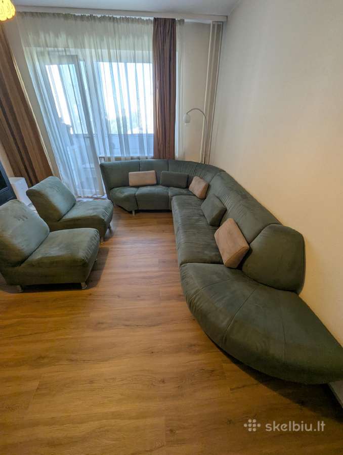 L formos sofa ir 2 foteliai - nuotraukos Nr. 3