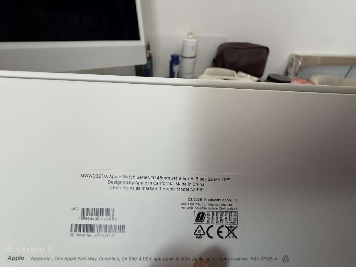 Apple Watch series 10 46mm jet black - nuotraukos Nr. 3