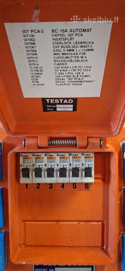 Statybinis elektros skydelis / skydas El-björn Uc - nuotraukos Nr. 2