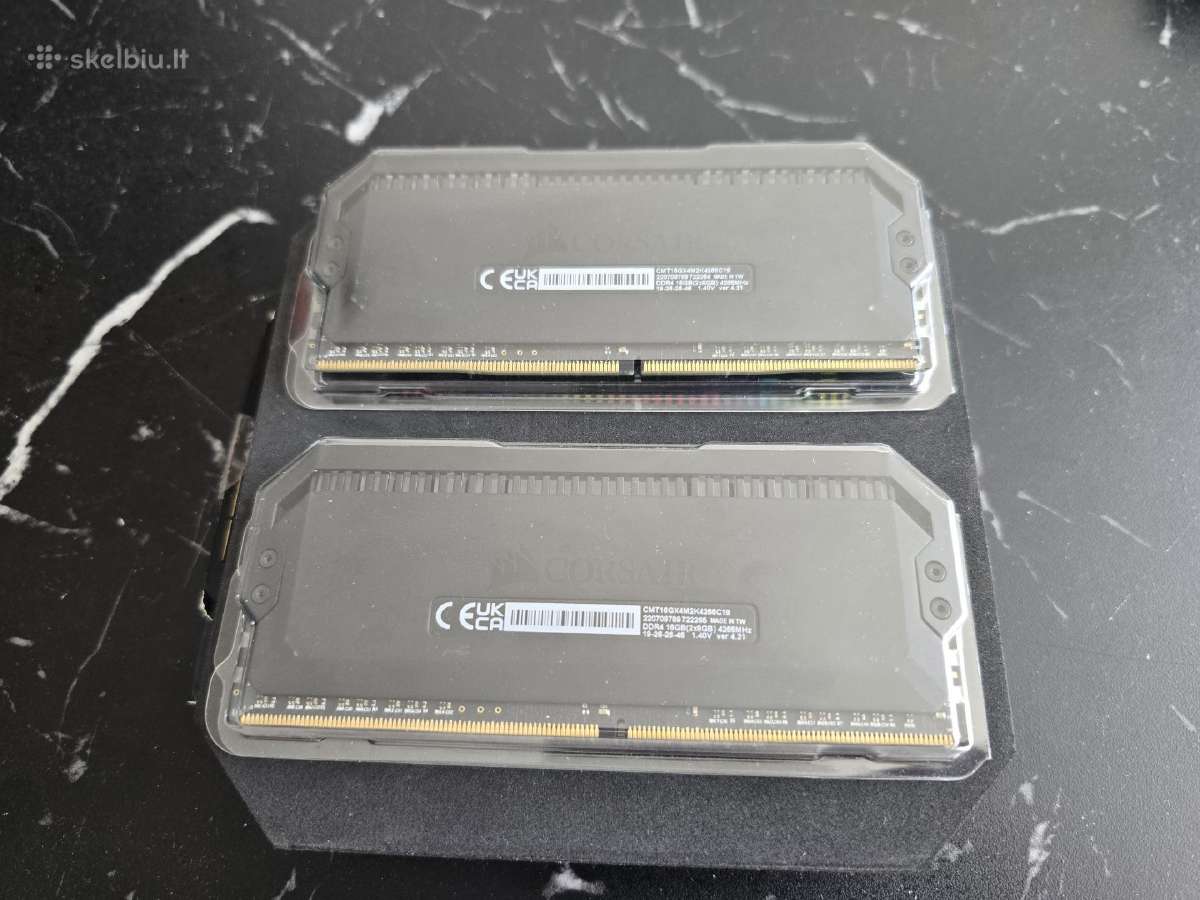 Corsair Dominator Platinum Rgb 8gbx2 Ddr4 4266mhz - nuotraukos Nr. 3