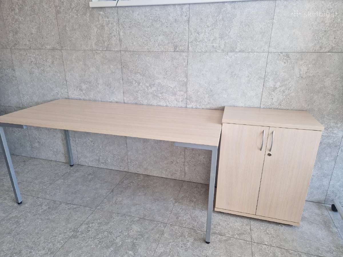 Rašomasis stalas su spintele - nuotraukos Nr. 2