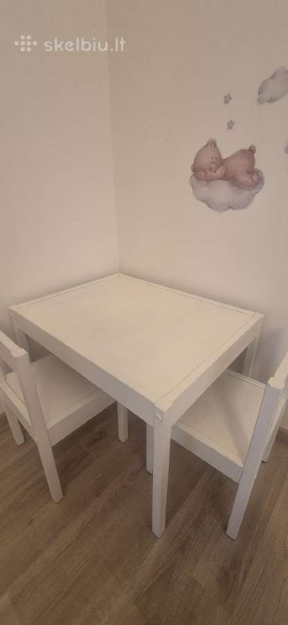 Ikea vaikiškas stalas su kėdėmis - nuotraukos Nr. 2