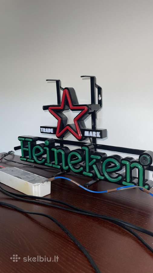 Heineken neonine iškaba - nuotraukos Nr. 2
