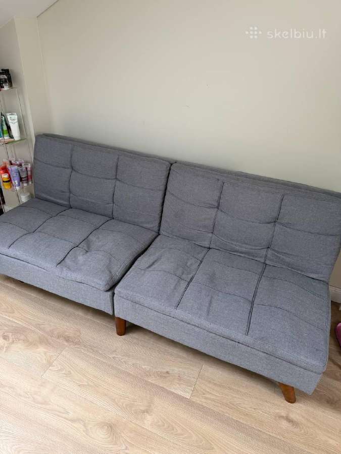 Pilka sofa - atiduodu nemokamai - nuotraukos Nr. 2