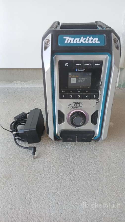Makita Dmr115 radija su Bluetooth, Aux, Usb, Dab - nuotraukos Nr. 2