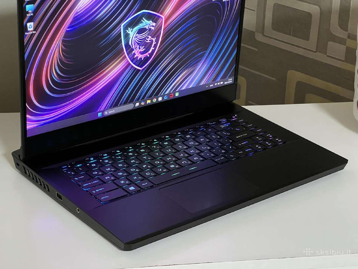 Parduodamas Msi Gp66 su Rtx 3080, I7-10k, 1tb. - nuotraukos Nr. 3