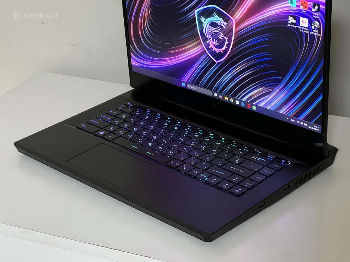 Parduodamas Msi Gp66 su Rtx 3080, I7-10k, 1tb. - nuotraukos Nr. 4