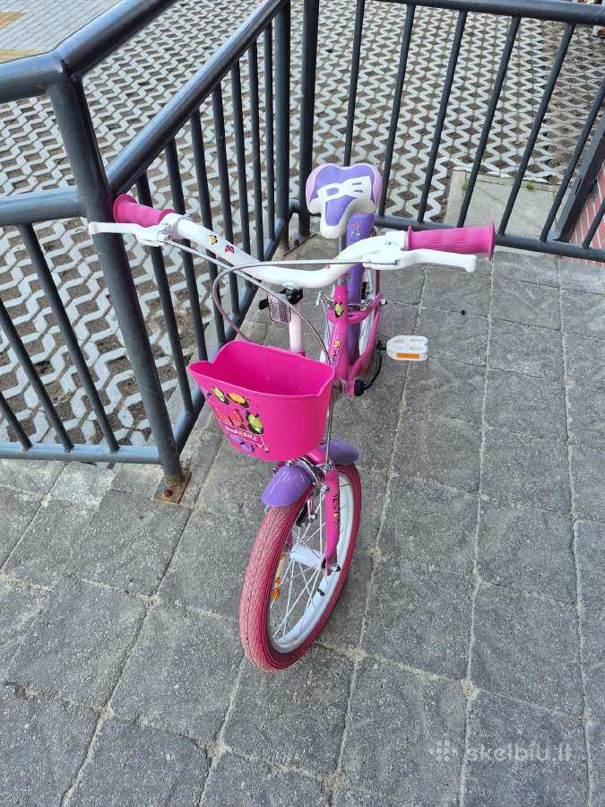 Vaikiškas dviratis Bimbo Bike 16'' mergaitėms - nuotraukos Nr. 2