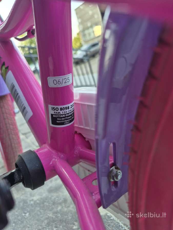 Vaikiškas dviratis Bimbo Bike 16'' mergaitėms - nuotraukos Nr. 4
