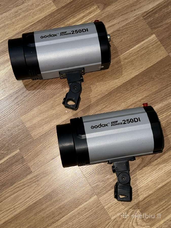 Godox Mini Pioneer 250di studijinės blykstės 2vnt. - nuotraukos Nr. 5