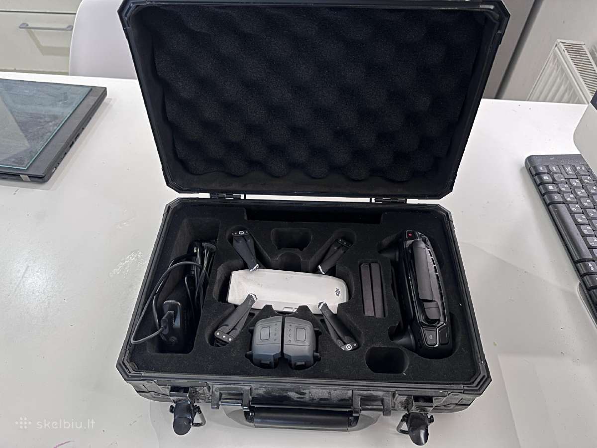 Dronas Dji Spark pilnas komplektas + lagaminas - nuotraukos Nr. 2
