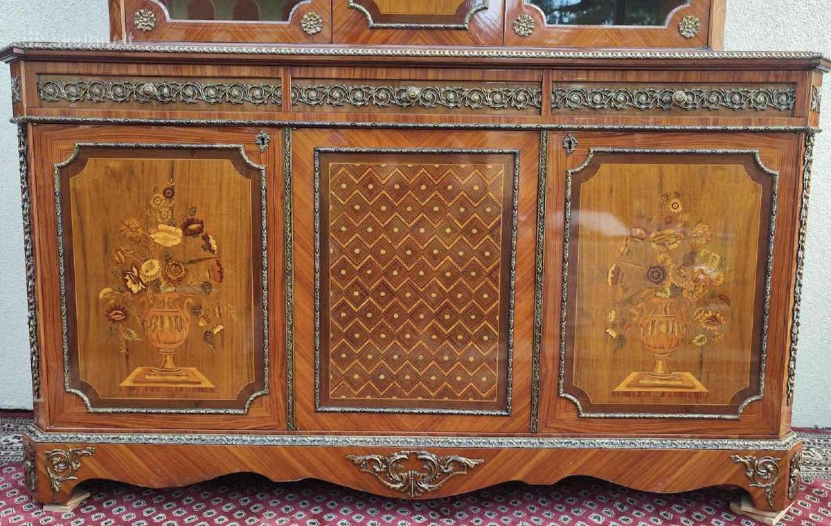 Inkrustuota indauja puošta žalvario detalėmis - nuotraukos Nr. 3
