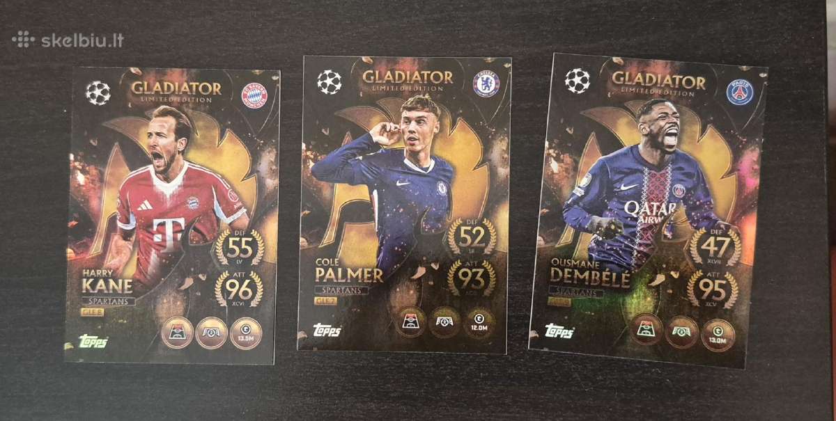 Match Attax kolekcinės futbolo kortos (256 vnt) - nuotraukos Nr. 2