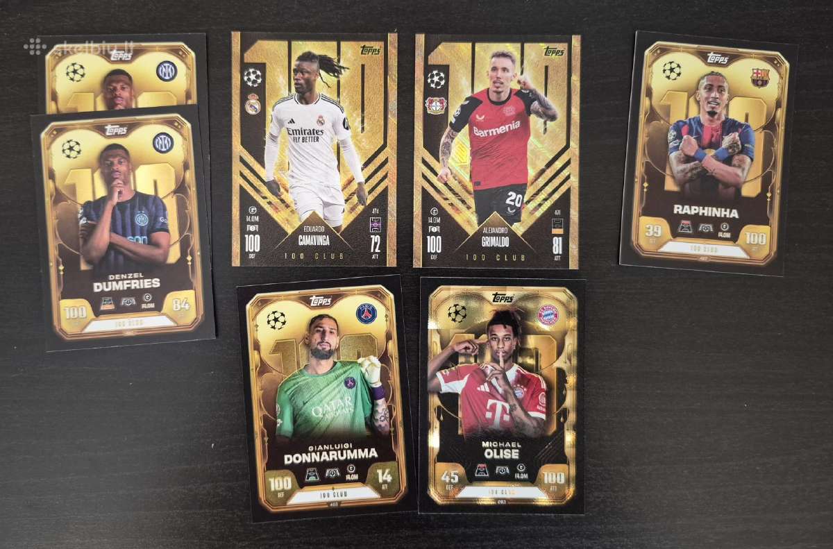 Match Attax kolekcinės futbolo kortos (256 vnt) - nuotraukos Nr. 12