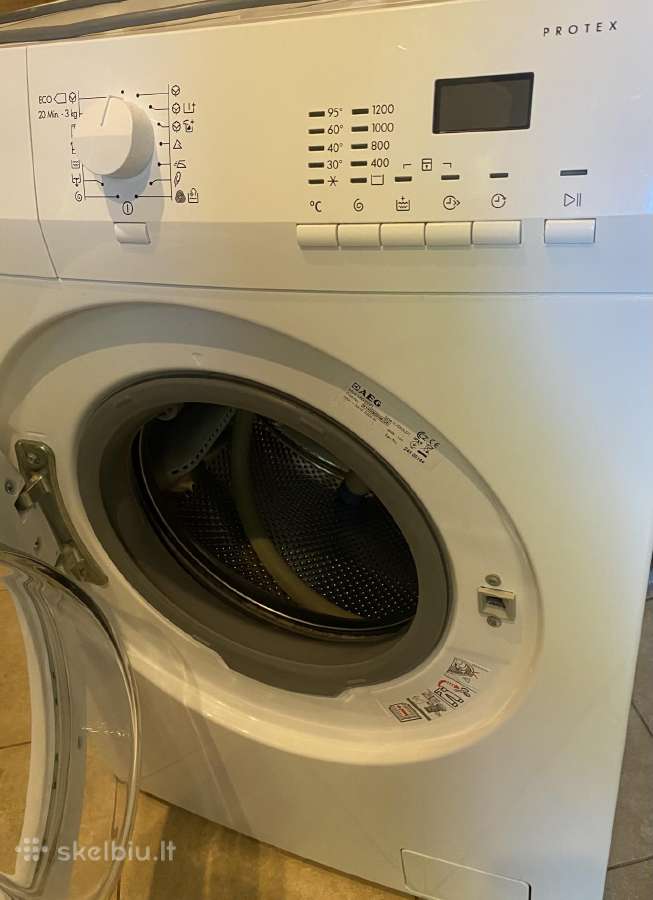 Aeg skalbimo masina 1200w - nuotraukos Nr. 5