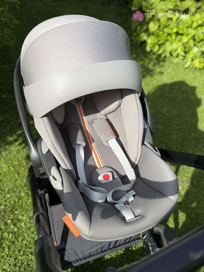 Kūdikio vežimėlio komplektas (Nordbaby + Cybex) - nuotraukos Nr. 9