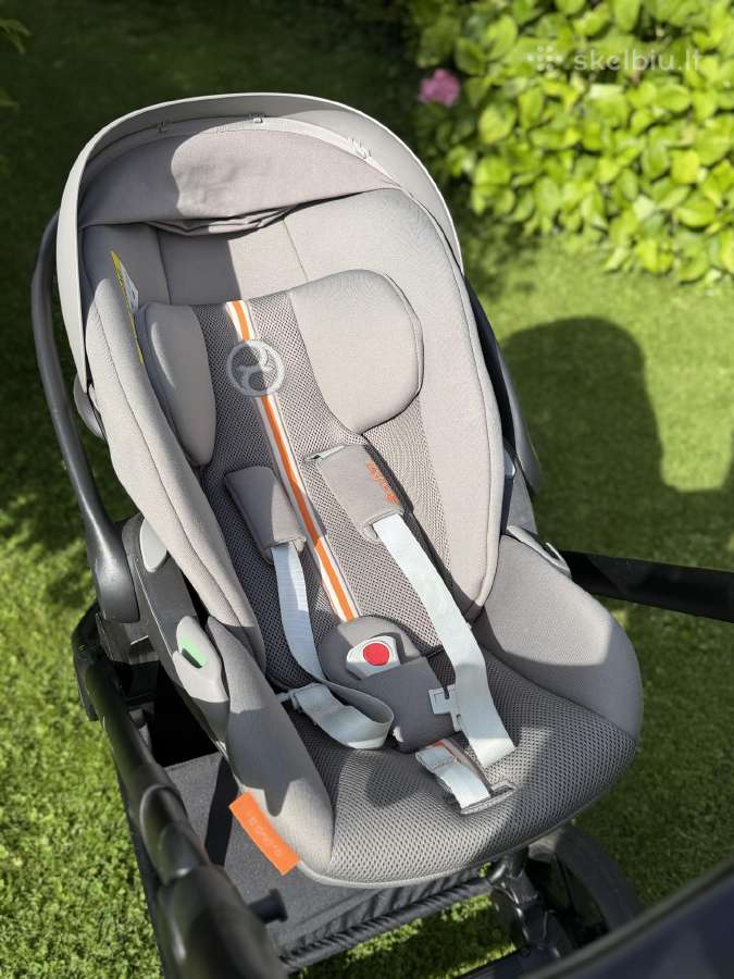 Kūdikio vežimėlio komplektas (Nordbaby + Cybex) - nuotraukos Nr. 12