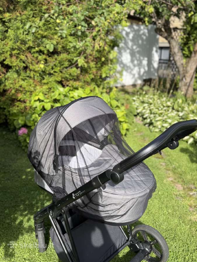 Kūdikio vežimėlio komplektas (Nordbaby + Cybex) - nuotraukos Nr. 16