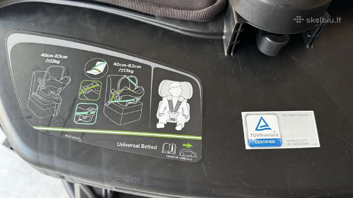 Bugaboo Air by Nuna autokėdutė su Isofix baze - nuotraukos Nr. 10