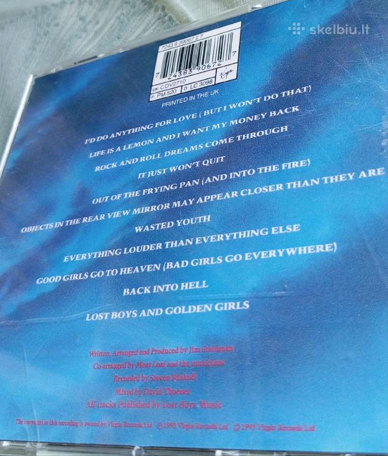 Meat Loaf - Bat Out Of Hell II - Back Into Hell - nuotraukos Nr. 3