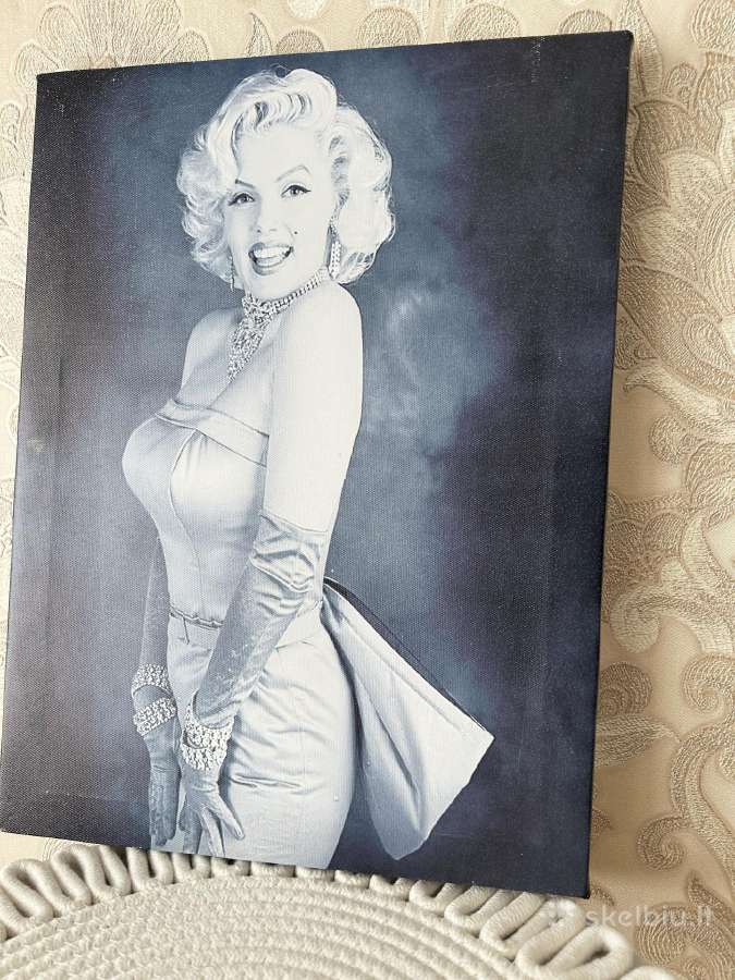 Marilyn Monroe paveikslas ant drobės 30 x 40 cm - nuotraukos Nr. 2