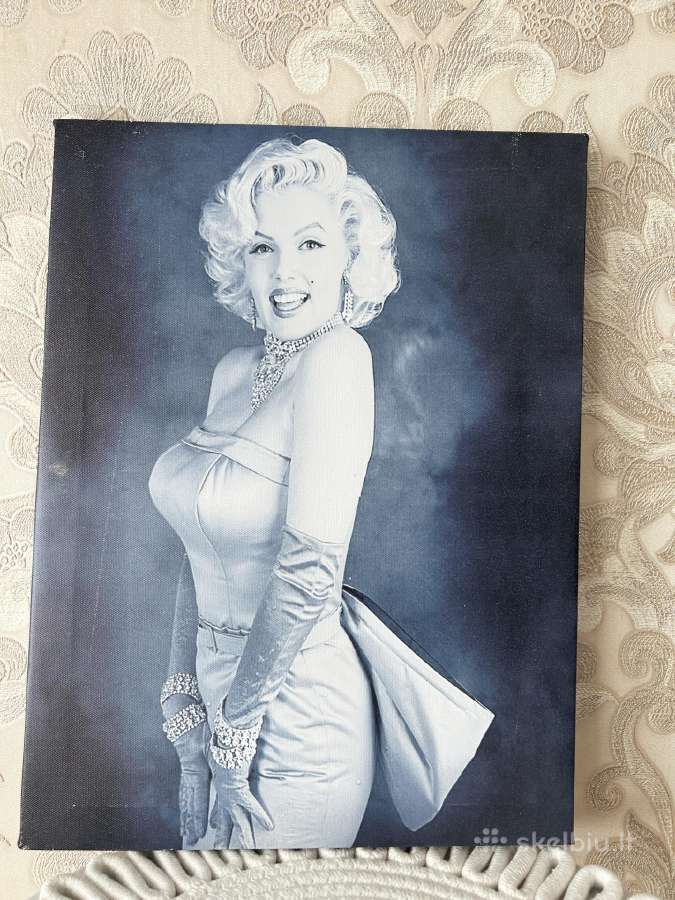Marilyn Monroe paveikslas ant drobės 30 x 40 cm - nuotraukos Nr. 7