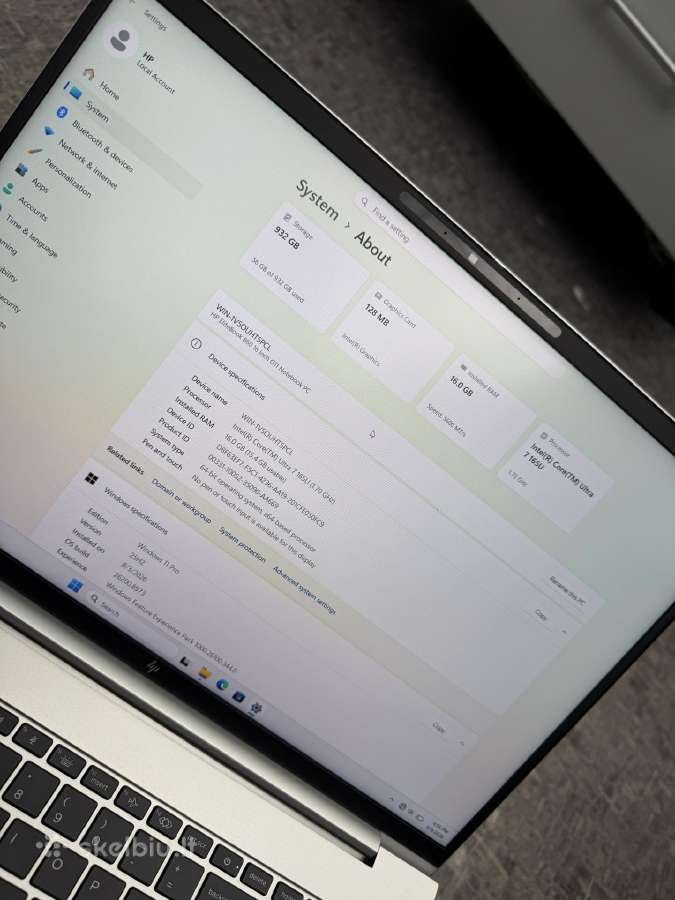 Hp Elitebook 860 G11 / Intel Ultra 7 / 16gb/ 1tb - nuotraukos Nr. 4