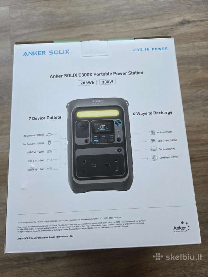 Ecoflow River 2 Max 512 River 3 Anker Solix C300x - nuotraukos Nr. 4