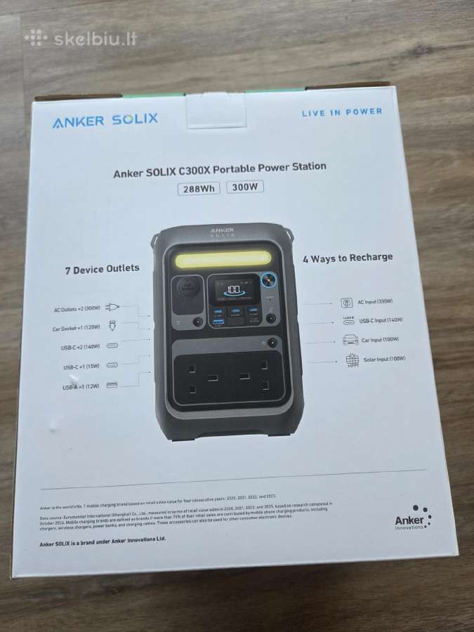 Ecoflow River 2 Max 512 River 3 Anker Solix C300x - nuotraukos Nr. 9