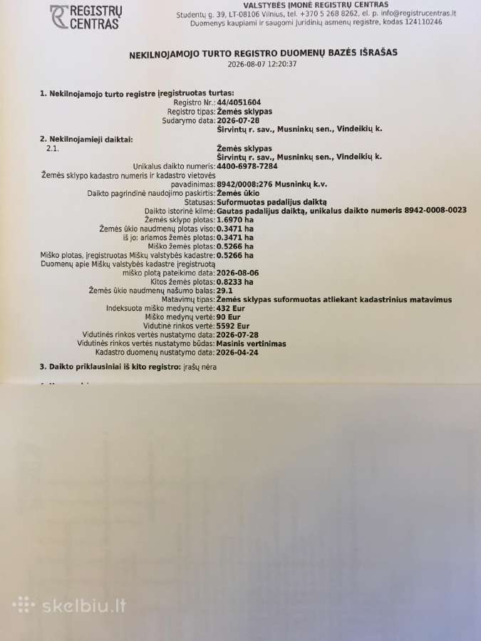 Investiciniai sklypai,paširvintis, Širvintų raj. - nuotraukos Nr. 15
