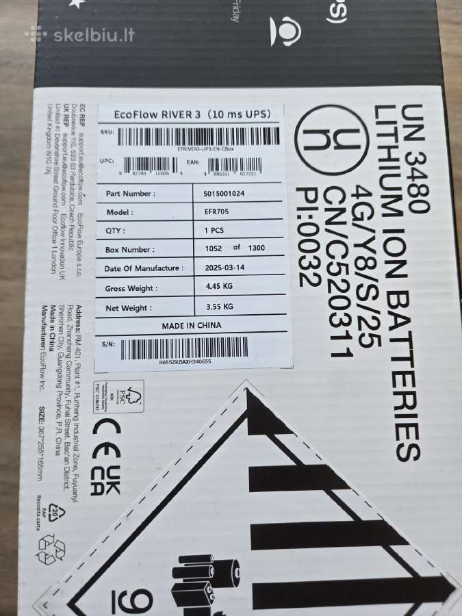 Ecoflow River 2 Max 512 River 3 Anker Solix C300x - nuotraukos Nr. 7