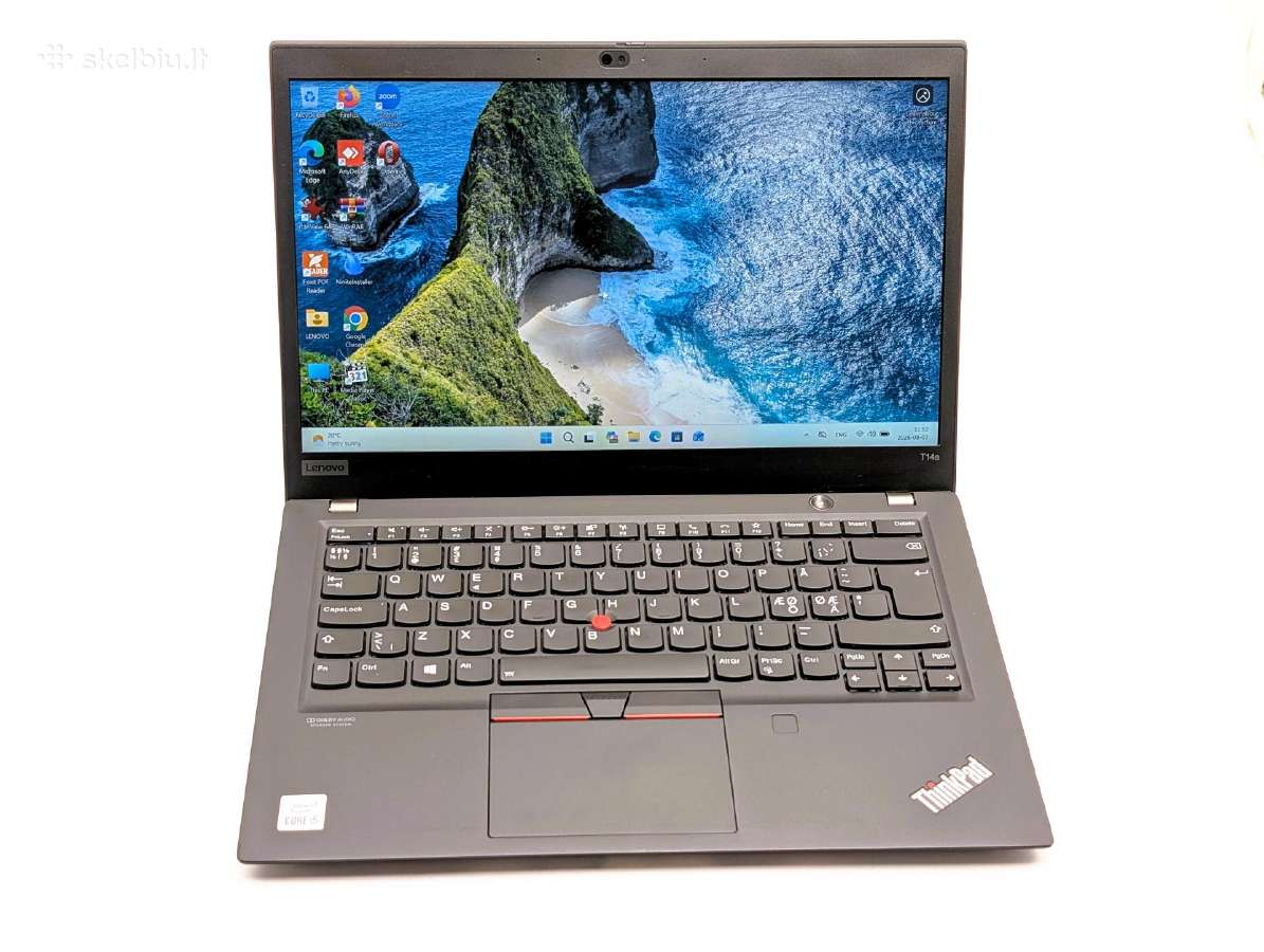 Lenovo T14s i5-10210u 16gb 256gb Darbui - nuotraukos Nr. 3
