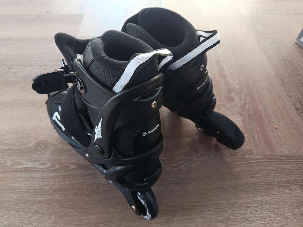 Raven Proffesion Black 38-42 riedučiai - nuotraukos Nr. 3