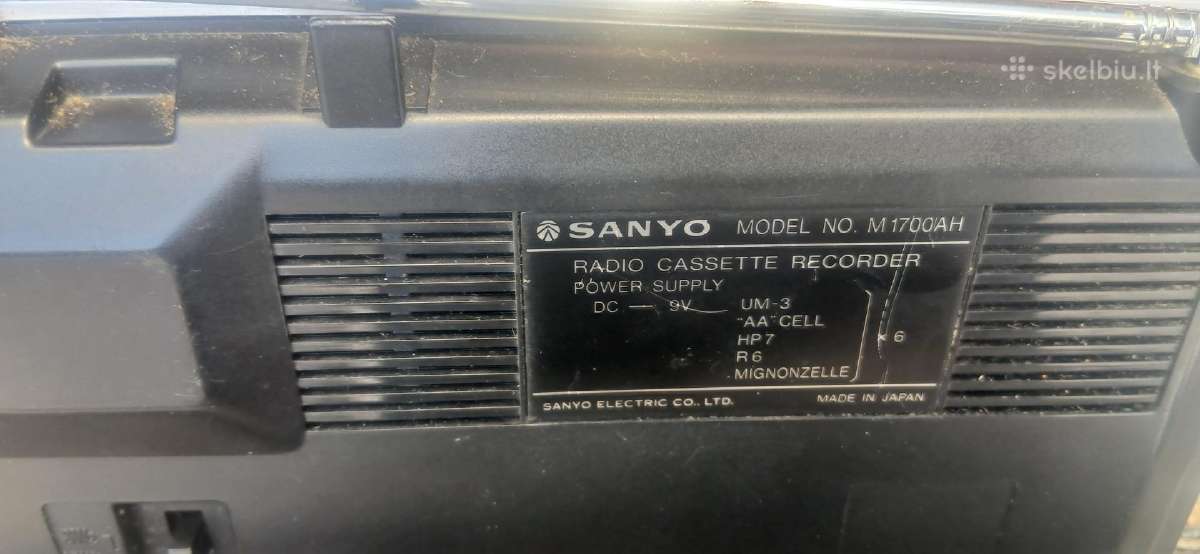 Sanyo mažas magnetafoniukas - nuotraukos Nr. 6