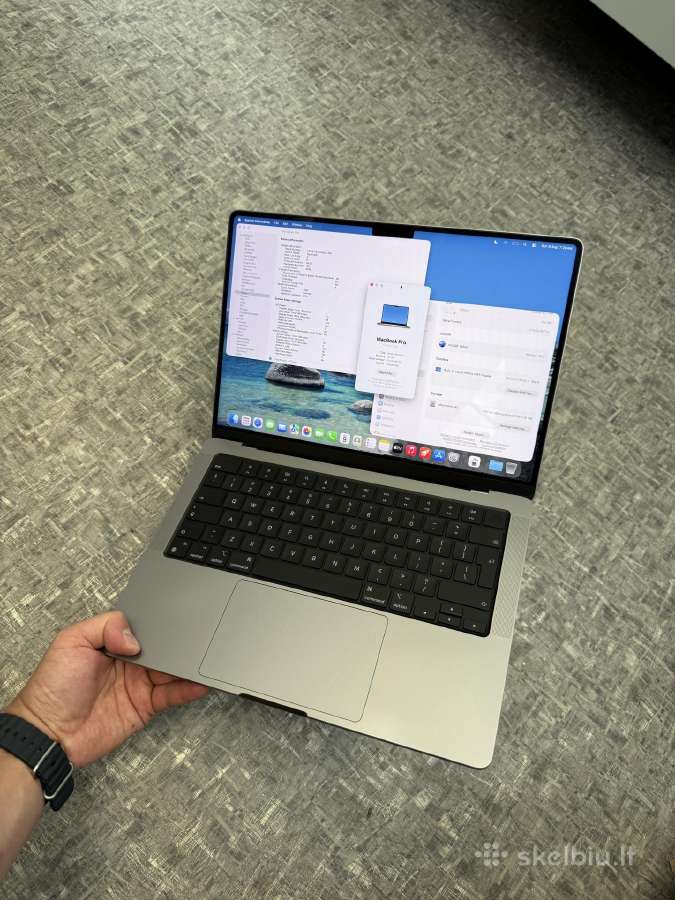 MacBook Pro 14" (2023) / M2 Pro / 32gb / 512gb 91% - nuotraukos Nr. 2